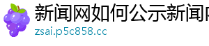 新闻网如何公示新闻内容